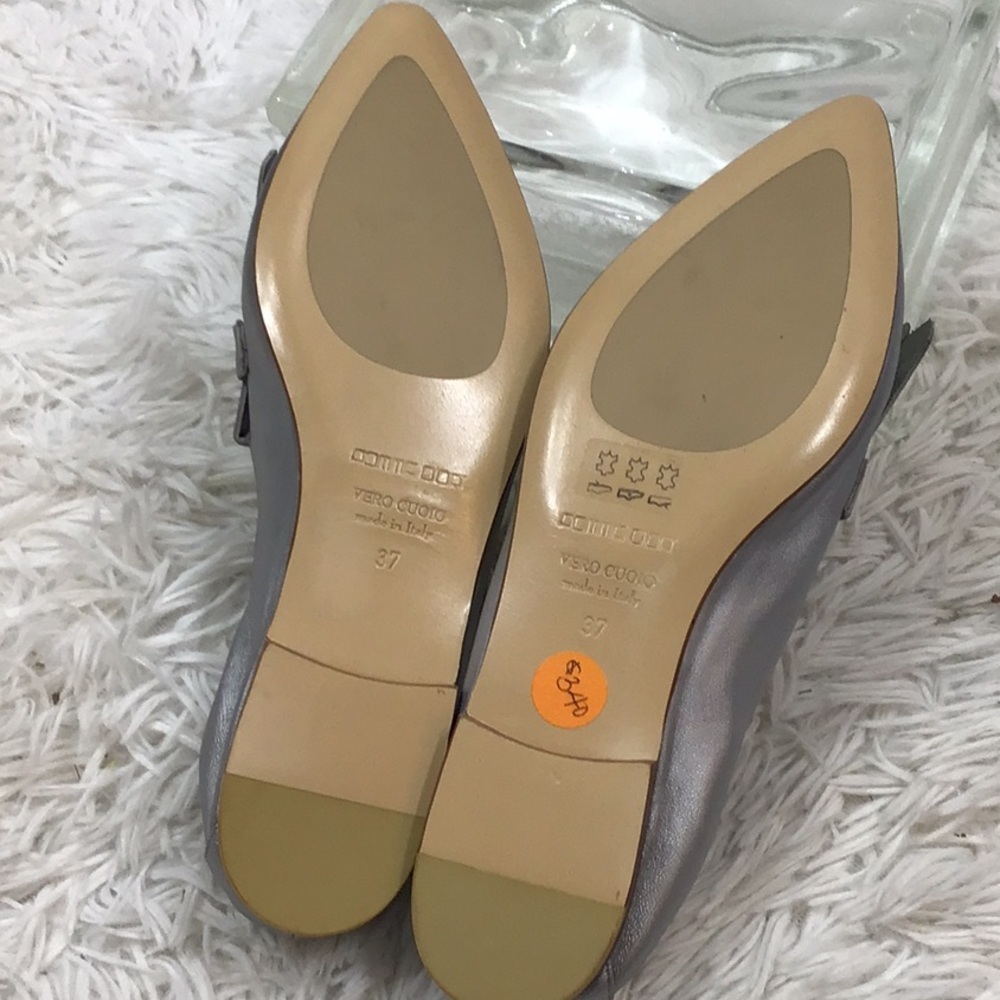 Pomme D’or silver butter soft kiltie loafer 37 NWT - Picture 7 of 11